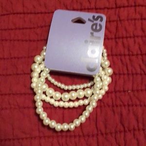 Simulated pearl bracelets!